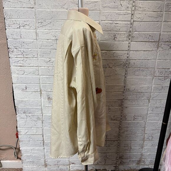 Fabrizio Vintage Embroidered Western Button Up Long Sleeve Shirt Large - Picture 6 of 12